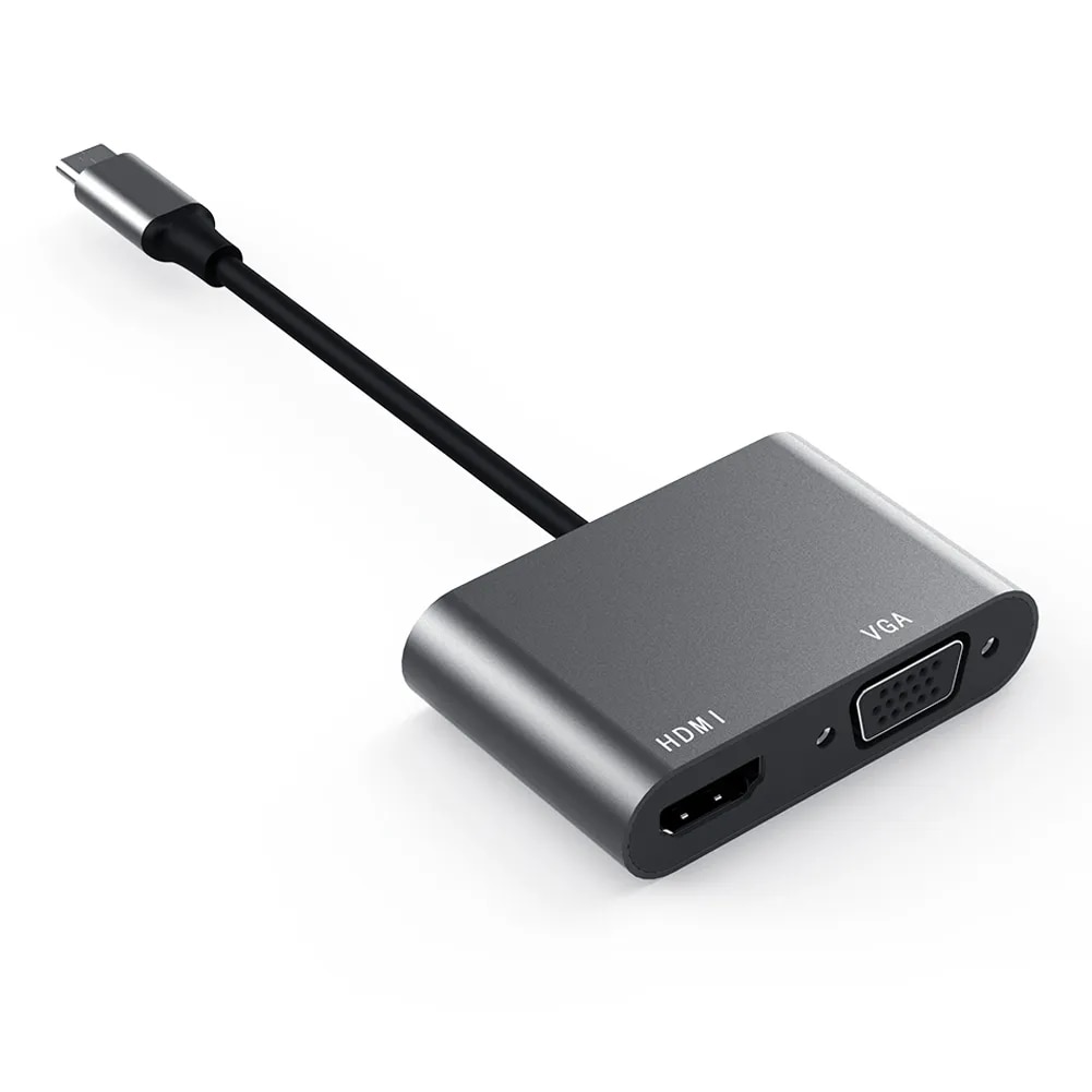 2  1 cŸ to HDMI ȣȯ VGA , 1080P HD 4K 30HZ, ǻ- TV  Ȯ ũ VGA ̺